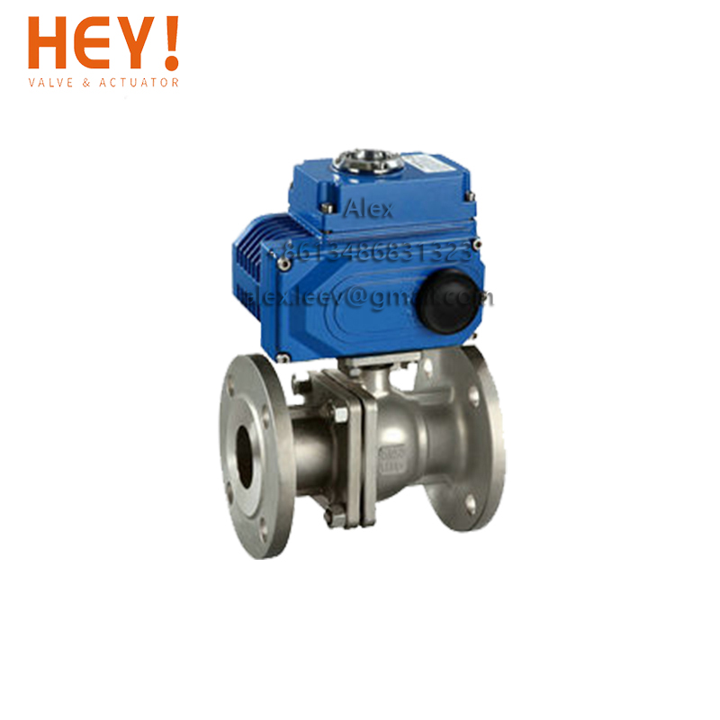 Electrical Motorzied 2-PC Flanged Ball Valve