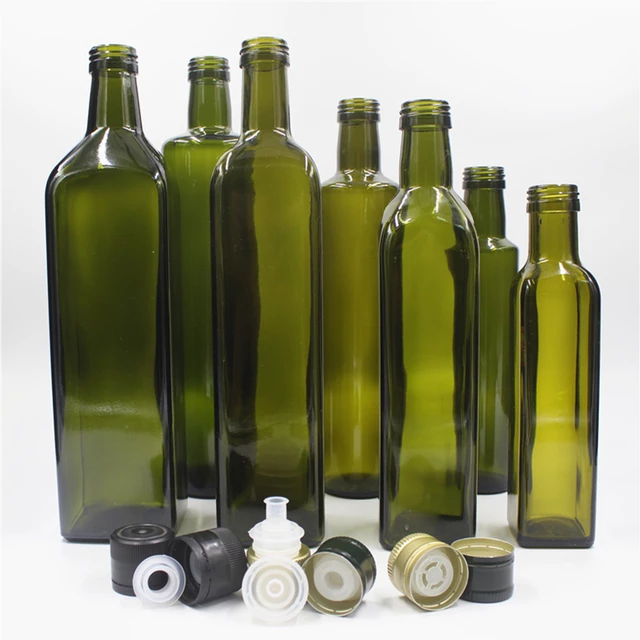 Wholesale 250ml 500ml 750ml 1000ml Marasca Olive Oil Glass Bottle