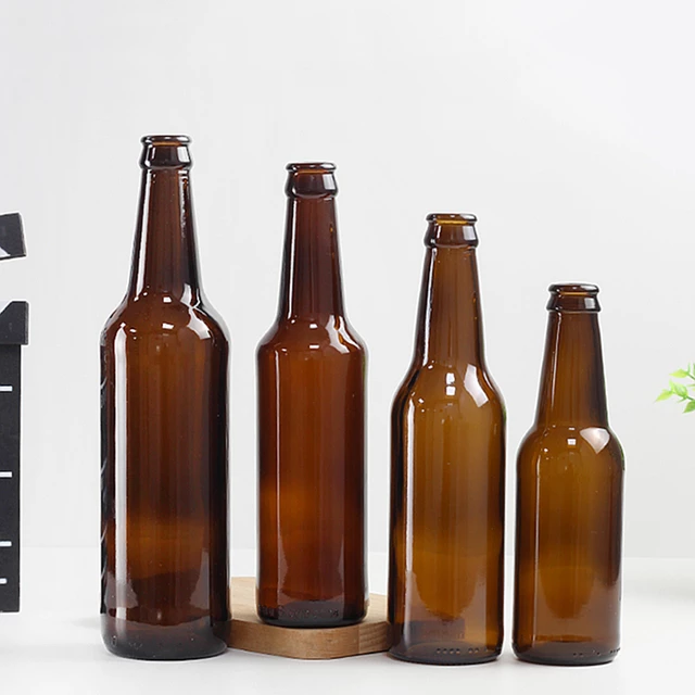 330ml amber glass beer bottles 
