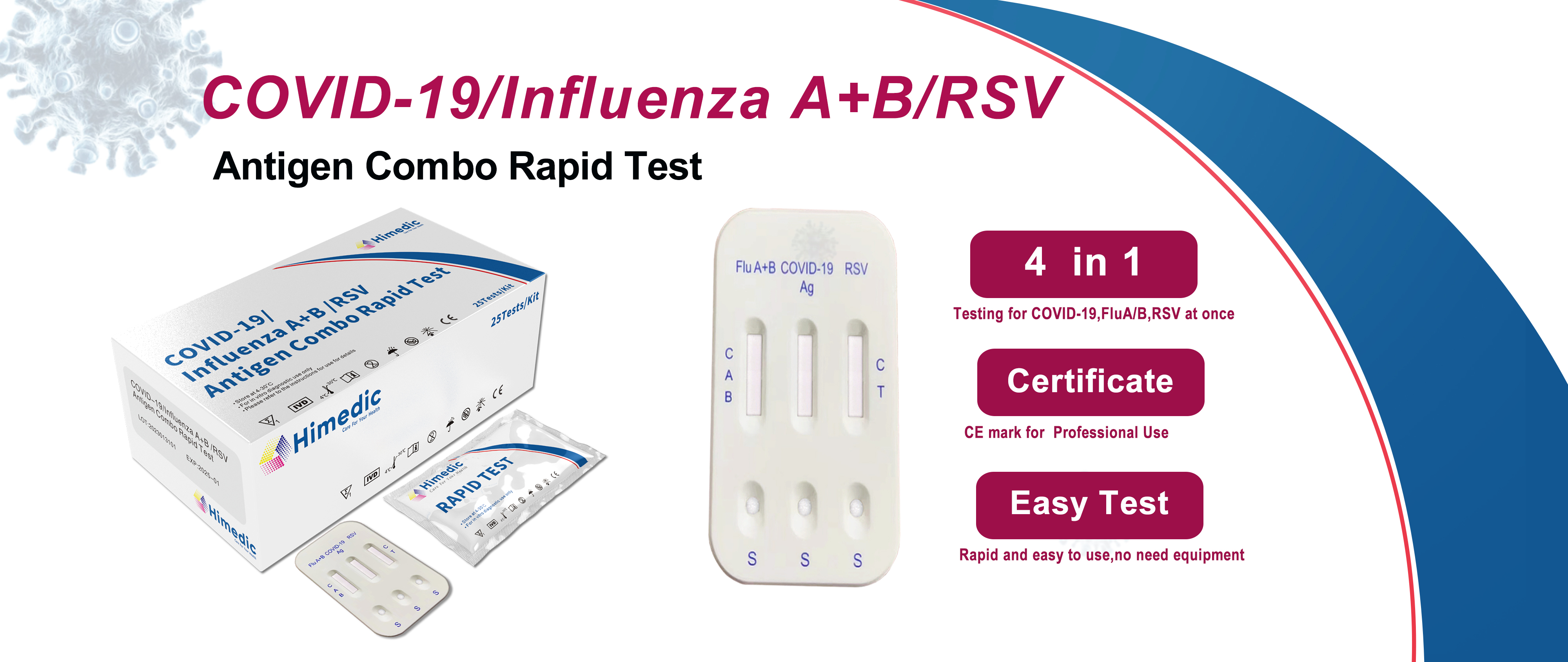 Rapid Antigen Test, Viral Antigen Test, Carestart Antigen - Himedic