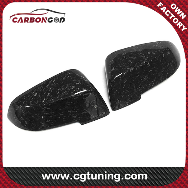 F10 New Arrival Forged Carbon Mirror Cover 1:1 Replacement for BMW F10 F11 F01 F02 F07 F18 5 serie 2014 UP OEM Fitment