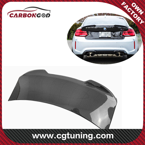 For BMW 2 Series F22 F87 M2 M2C Coupe 2-Door MP style Double-sided Carbon Fiber Rear Trunk BootLid