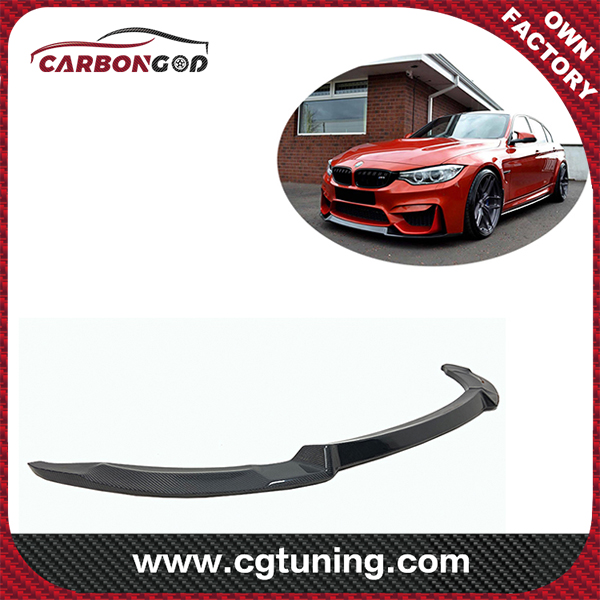 2015-19  CS Style Carbon Fiber Front Bumper Lip Splitter Spoiler For BMW F80 M3 F82 F83 M4