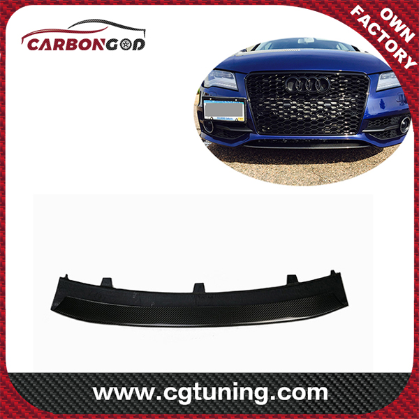 For Audi A7 Sline S7 13-15 OE Style Carbon Fiber Front bumper Lower Lip Spoiler Splitter
