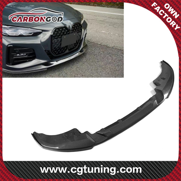 Good Quality Factory Outlet Sale 3D Style Carbon Fiber Rear Front Bumper Lip For BMW New 4 Series G22 Sports Surrounded Front Bumper Lip