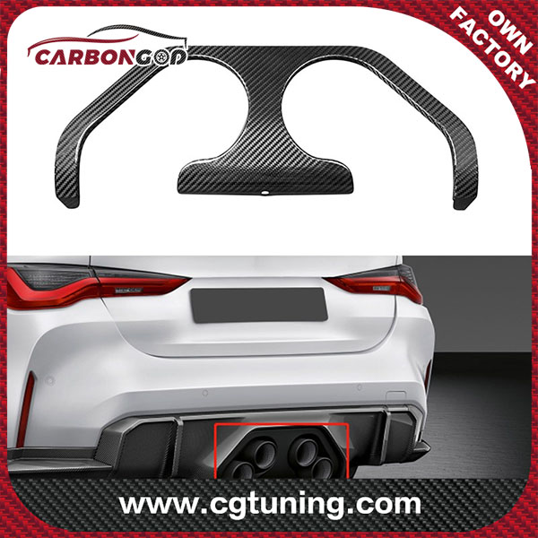 G82 New Arrival Genuine Carbon Fiber  rear diffuser Exhaust Middle plate for BMW G80 M3 G82 M4 G83 M4 2021 2022 M performance