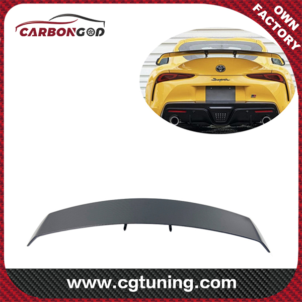 Factory customization SRD LSR style Carbon Fiber Wing Rear Spoiler For Toyota GR Supra MK5 A90 A91 2021