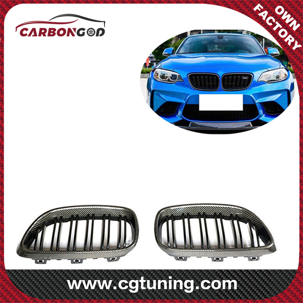 Glossy Black Kidney Grilles For BMW 3 Series F30 F31 2012-2018 - Pair