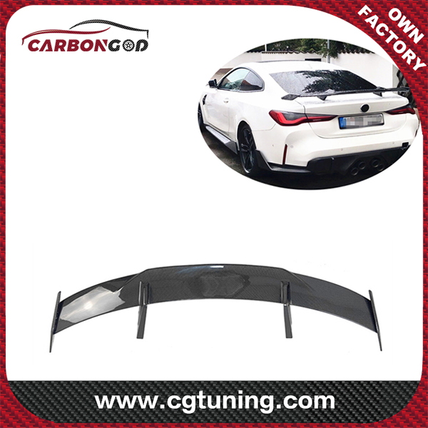 For BMW G80 M3 G82 M4 G20 G22 G30 F90 MP Style Carbon Fiber Rear Spoiler High Wing Perfect Fitment