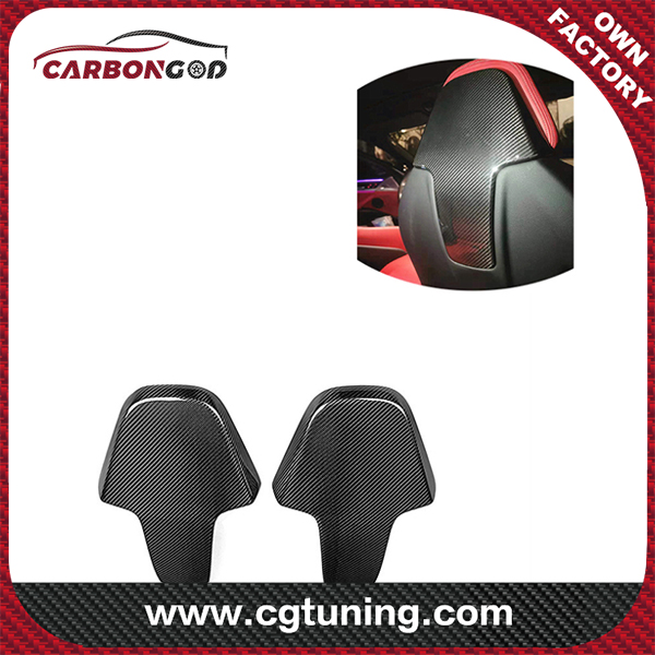 1pair- Dry Carbon Fiber Seatback Cover Shell Skin Trim for BMW G80 M3 G82 M4 2020+
