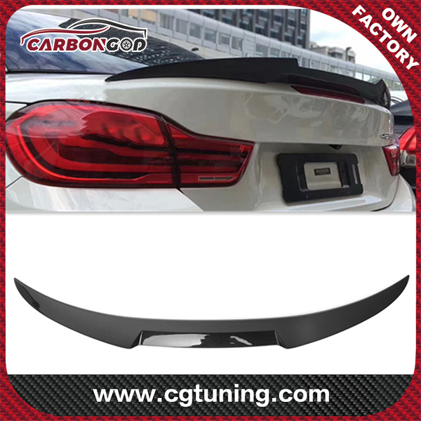 For BMW 4 Series  rear spoiler 2015-2020 F33 Coupe 2 Door M4 style Dry Carbon Fiber Rear Spoiler