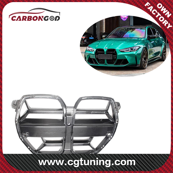 2021 CLS Style Carbon Fiber Front Bumper Grille For BMW G80 M3 G82 M4