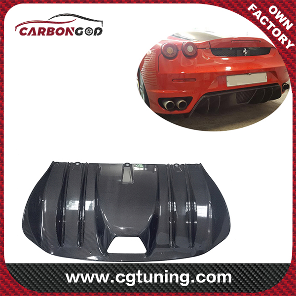 F430 Rear Diffuser OEM Style Carbon FIber Rear Bumper DIffuser Lip For Ferrari F430 Italia Coupe