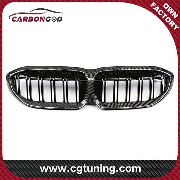 Car styling G20 Grill New 3 series Glossy Black Carbon fiber Grille For BMW G20 2019