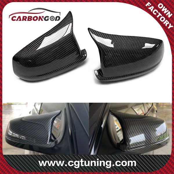 Car-styling Replacement Carbon Fiber Car Side Wing M style M Look  Mirror Cover For BMW 5 Series  F10 F18 2010 - 2013