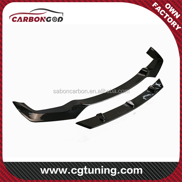 16-19 F87 M2 M2C Front Lip VRS  style Carbon Fiber Front Bumper Lip Splitter For BMW F87