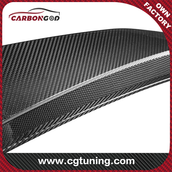 Dry Carbon High-kick Rear Deck Spoiler Boot Wing for BMW 5 Series G30 G38 PSM style 2017 - 1N
