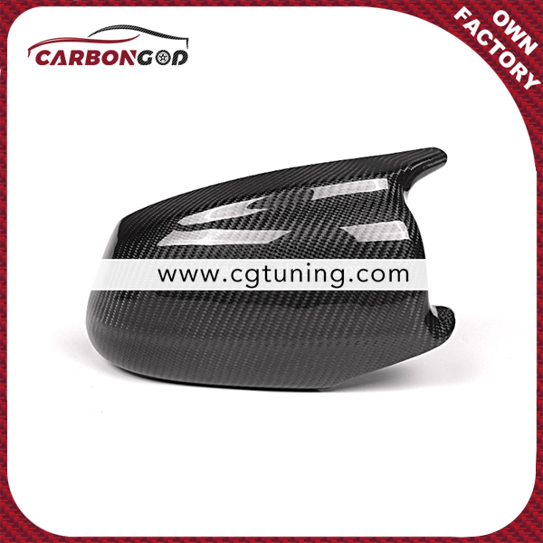 M Look mirror For BMW F10 Mirror 5 Series F10 F11 Sedan 2010-2013 520i 528i 535i 518d Rear View Mirror Cover Glossy Carbon fiber