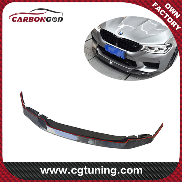 GTS style Carbon Fiber Lower Front Bumper Spoiler Splitter Lip For BMW F90 M5