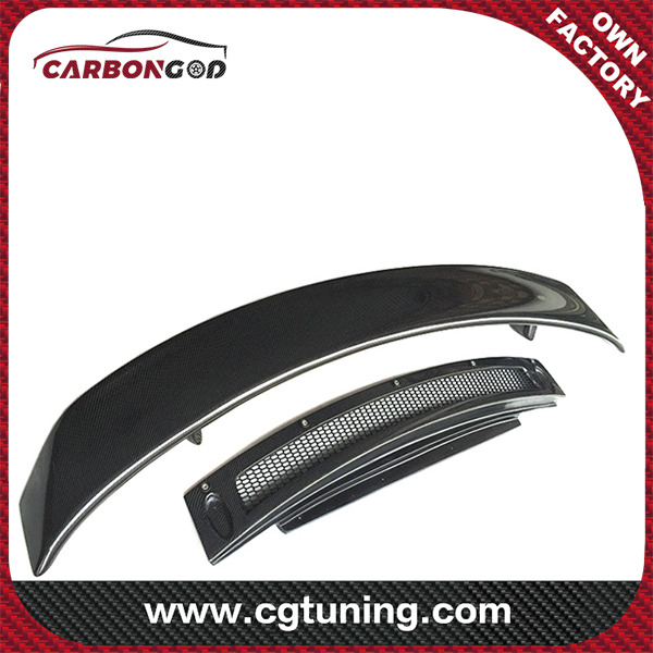 R8 V8 V10 COUPE GT style Carbon Fiber Rear Spoiler GT Wing with Base Panel Plate 10-15 MODEL