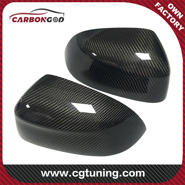 Carbon fiber Side Rearview Mirror Cap Cover Replacement For BMW X3 X4 X5 G01 G02 G05 2018 2019 Car Accessories