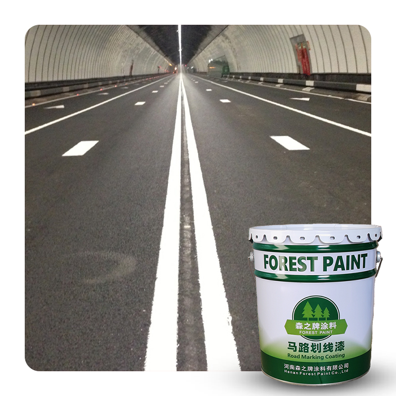 Quick drying reflective road marking spray paint