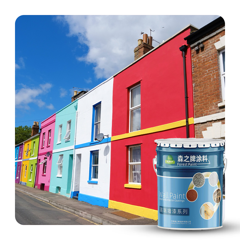  High Efficiency Colorful Decorative Exterior Wall Emulsion Paint