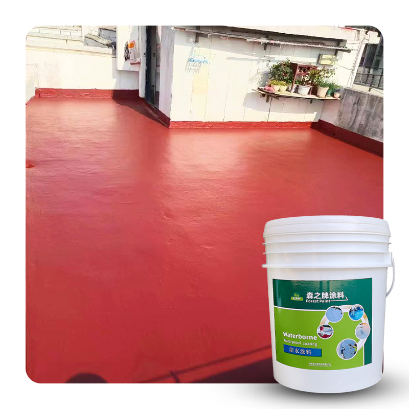 High Elastic Liquid Red Rubber Waterproof Coating