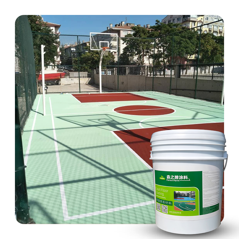High performance acrylic court flooring paints for tennis court floor surface