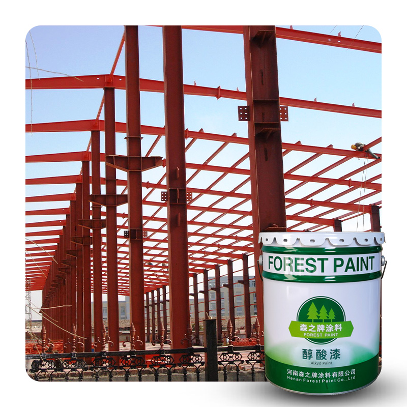 New type customized color alkyd anti-rust paint for metal protection