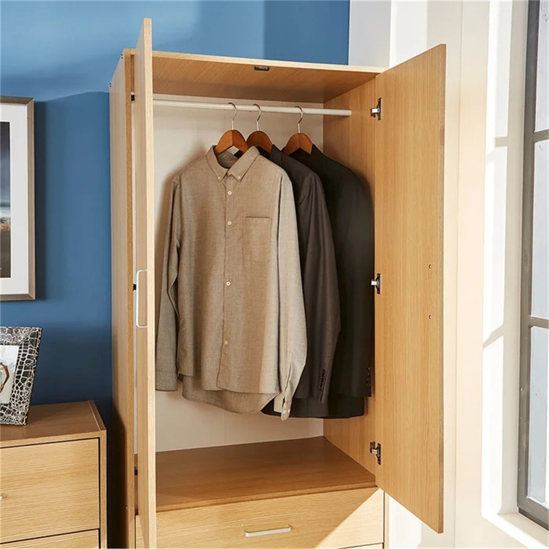 Stylish and Practical Wardrobe for Small Spaces - Cream Corner Wardrobe
