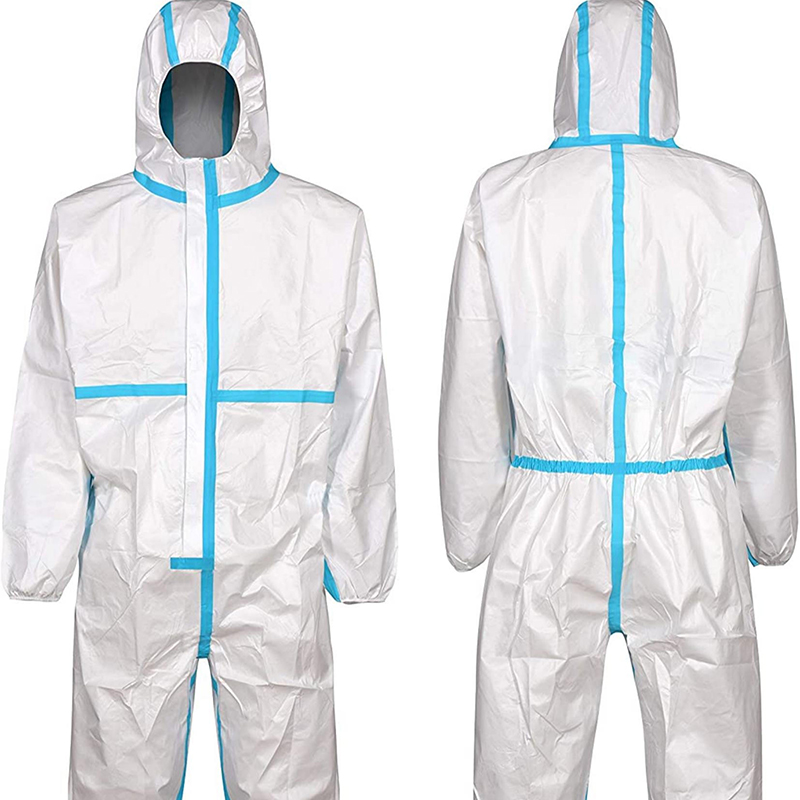  Disposable SMS Protective coverall/isolation jumpsuit