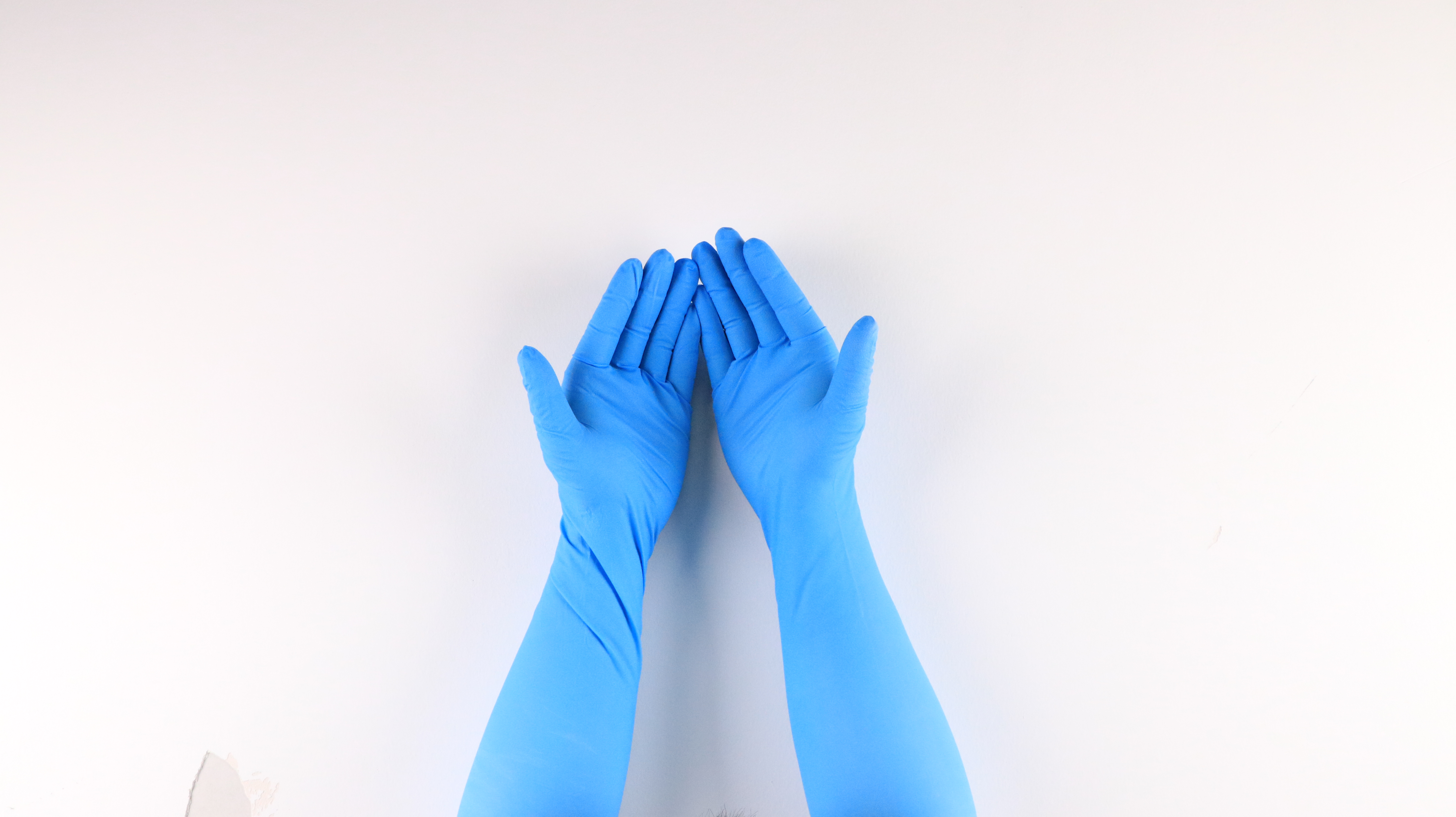  16 inches long cuff nitrile gloves anti chemical 