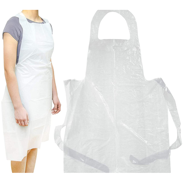 Clean room non-woven disposable apron