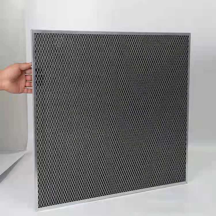 Cellular activated carbon granular plate filters