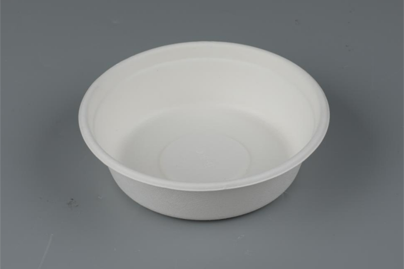 500/650/750ml Round Bowls Eco-friendly Biodegradable Bagasse Tableware