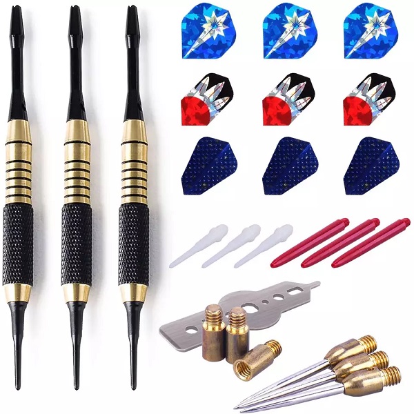 Custom available darts case package dart set for dartboard,with darts,flights and accessories