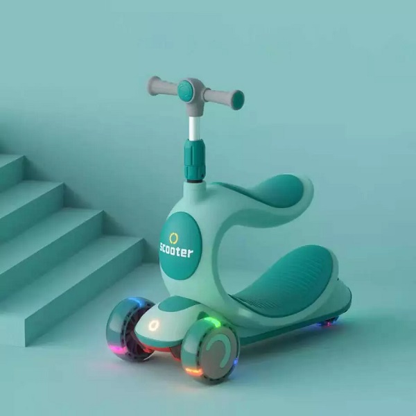 Multi-functional children's scooter 3 in 1 pedal scooter