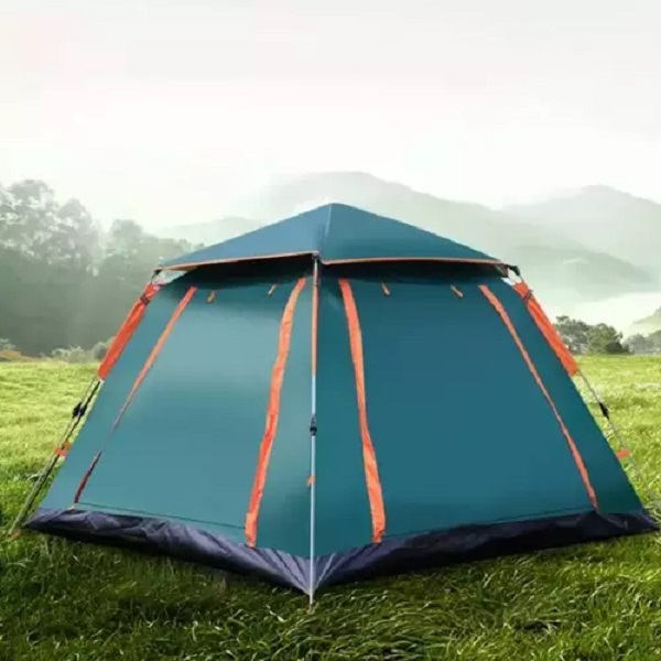 DELUXEFIT portable big 4 persons waterproof automatic family outdoor camping camp tent