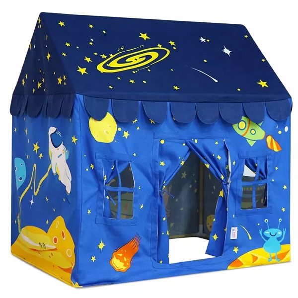 Asweets indoor kids Children Play Tent Cotton Canvas Space Explore Playhouse