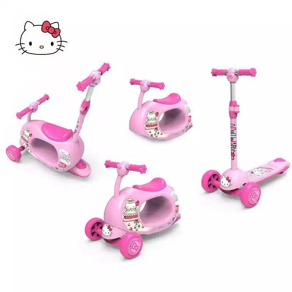 2022 the most popular children`s kick scooter 4 in 1 Multipurpose children's scooters kick scooter