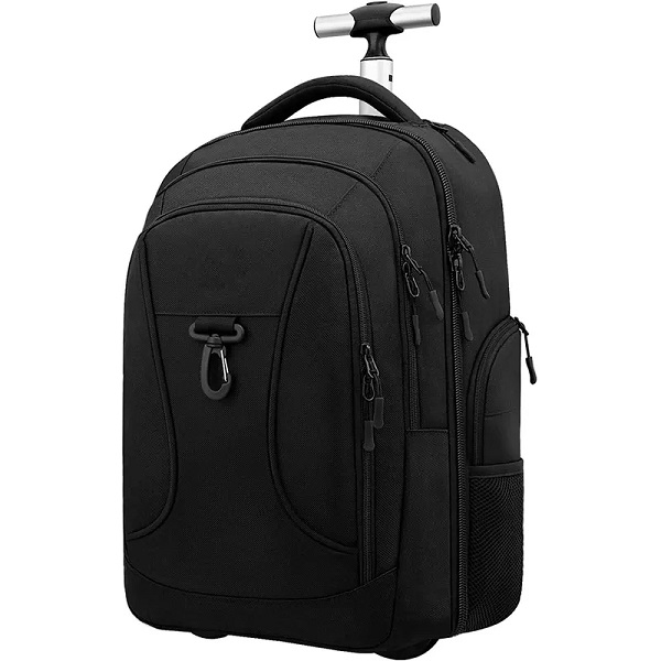 Wheels Rolling Backpack Travel Water Resistant Business Large rolling backpack with wheels Fits 17.3 inch Laptop Backpack