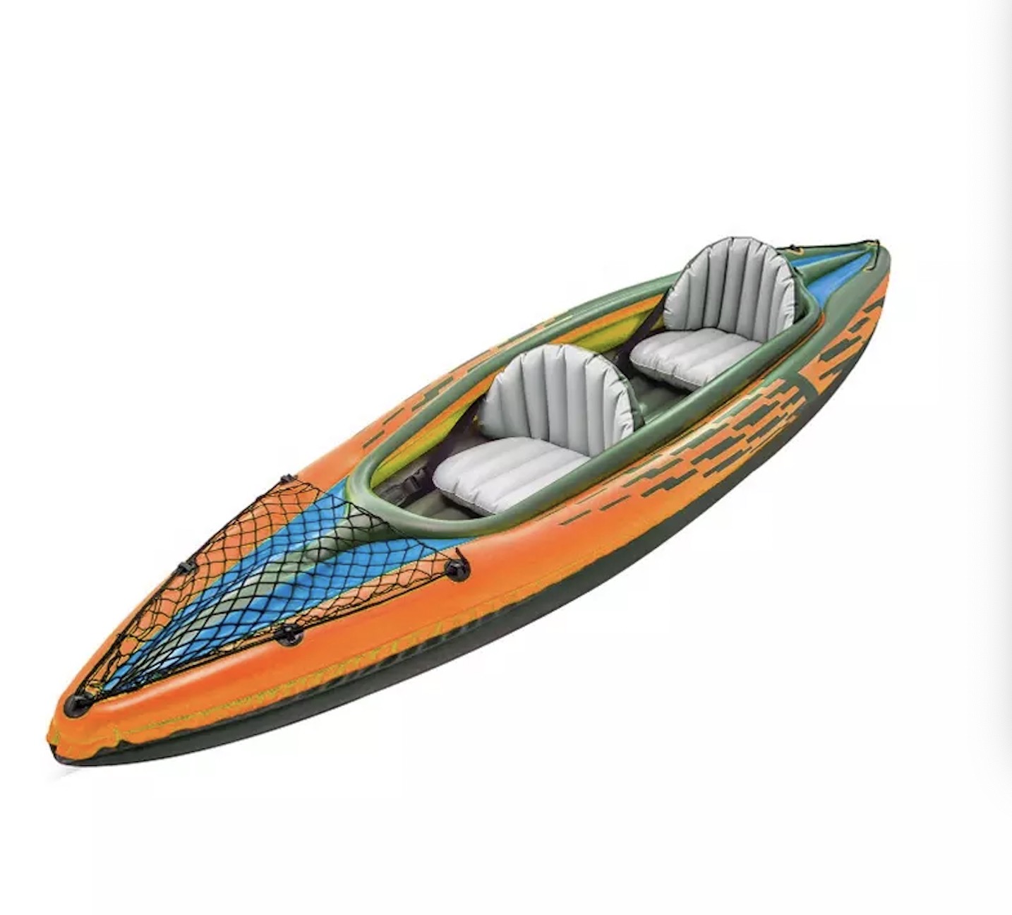 Professional wholesale high quality outdoor Custom 2 Person PVC drop stitch rowing canoe Inflatable Kayak for Fishing