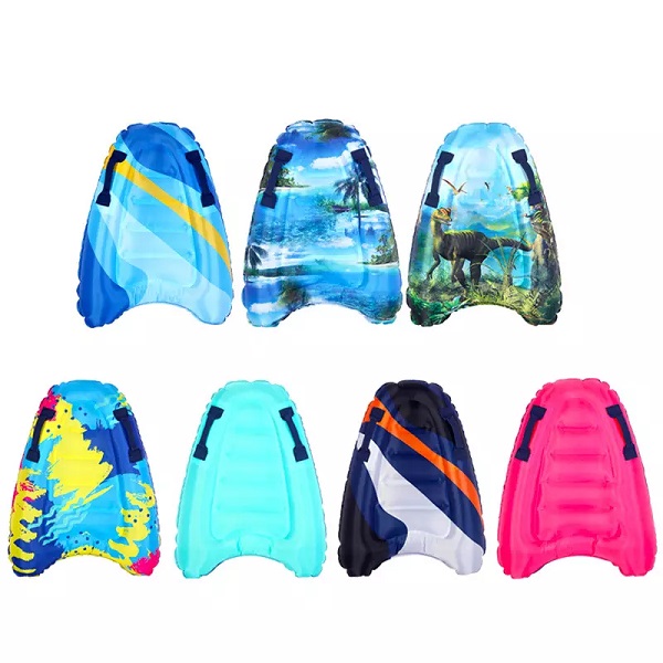[2022 Hot sale on Amazon inflatable surfboard with Handles Floating Surfboard Aid Mat Outdoor Beach Safety Theme