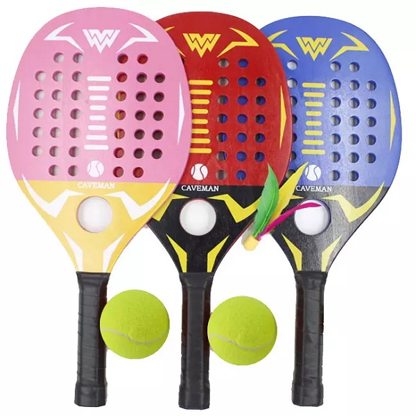 Custom Printing Wooden Padel Tennis Racket Beach Tennis Paddle Rackets for Padel Soort