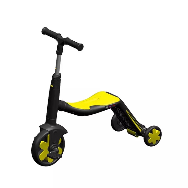 Pedal scooter for producing children's multifunctional three-in-one children's three-wheel balance bicycle