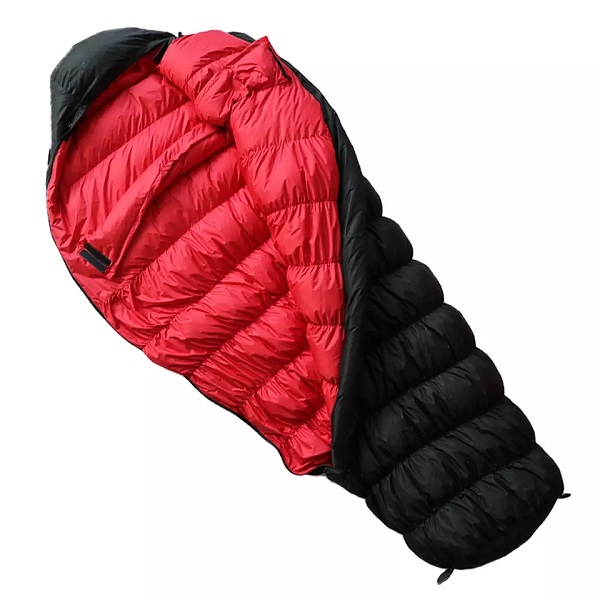 OEM 4 season outdoor camping hiking survival waterproof ultralight mummy duck down goose down sleeping bag