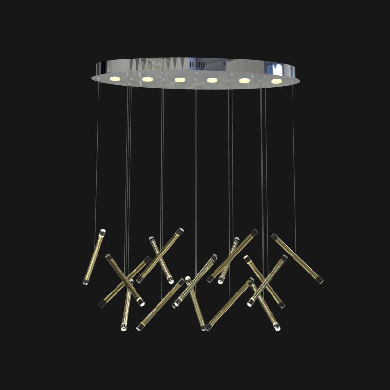 Modern Interior Pendant Lighting Contemporary Brass Hanging Lamp