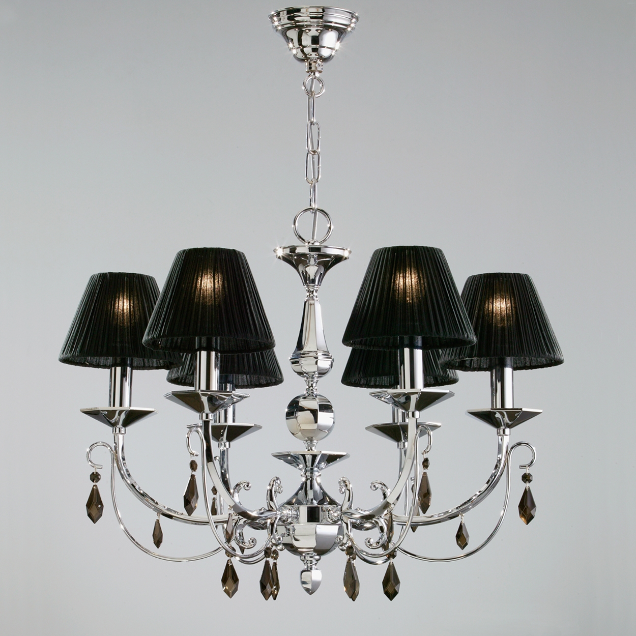 Lamp & Chandelier: Bronze Iron Crystal Ship Chandelier For Enchanting Dining Room Decor