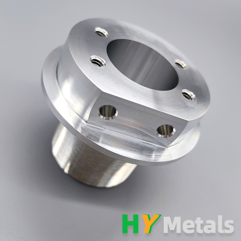 High precision CNC turning parts with machined external threads